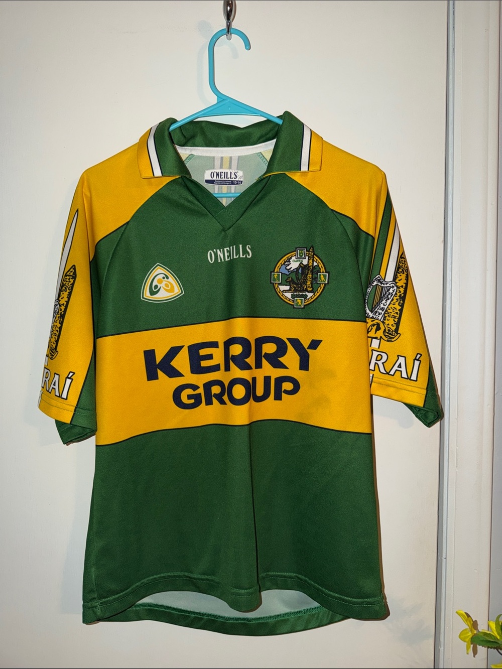 O'Neill's Kerry Group Green and Yellow Rugby Jersey